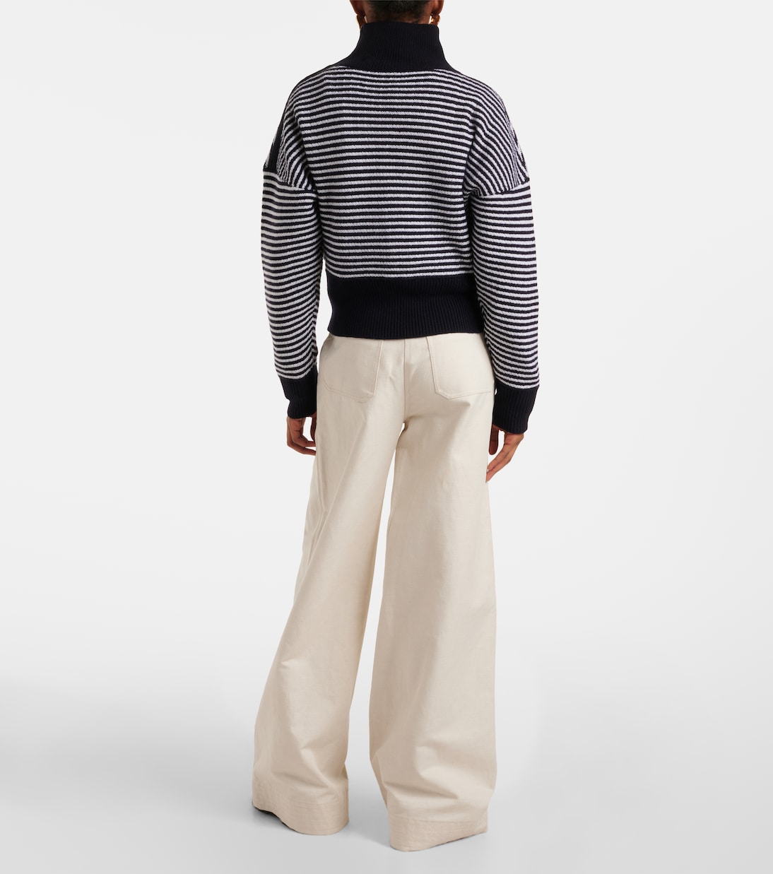 Водолазка Bessica из шерсти и кашемира Max Mara, серый — фото 3