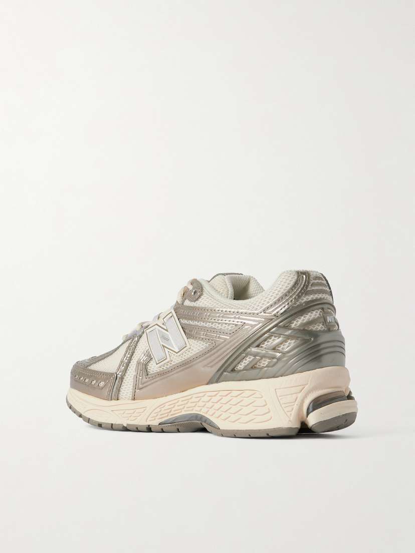 Кроссовки 1906R с металлической резиновой отделкой и сеткой New Balance, золотой — фото 3