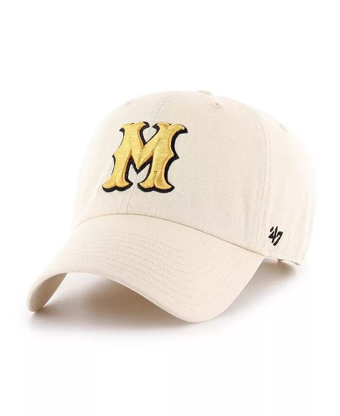 

Мужская натуральная кепка Missouri Tigers Clean Up Adjustable '47 Brand