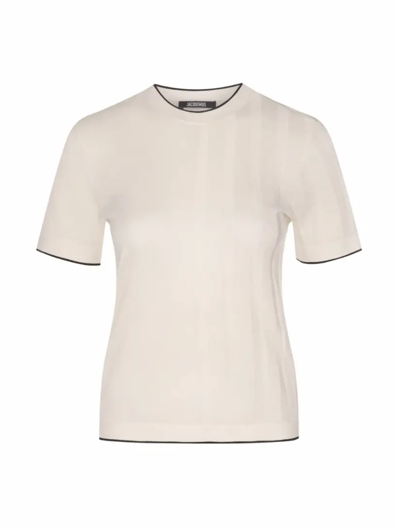 

Хлопковая футболка Jacquemus, белый