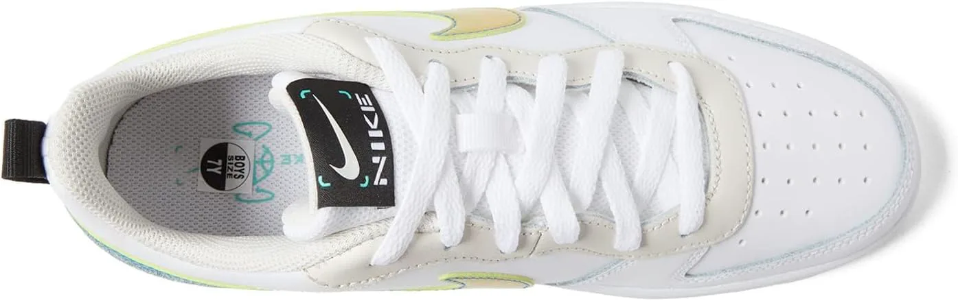 

Кроссовки Nike Boys' Court Borough Low 2 (PSV) для мальчиков, белый/мультиколор