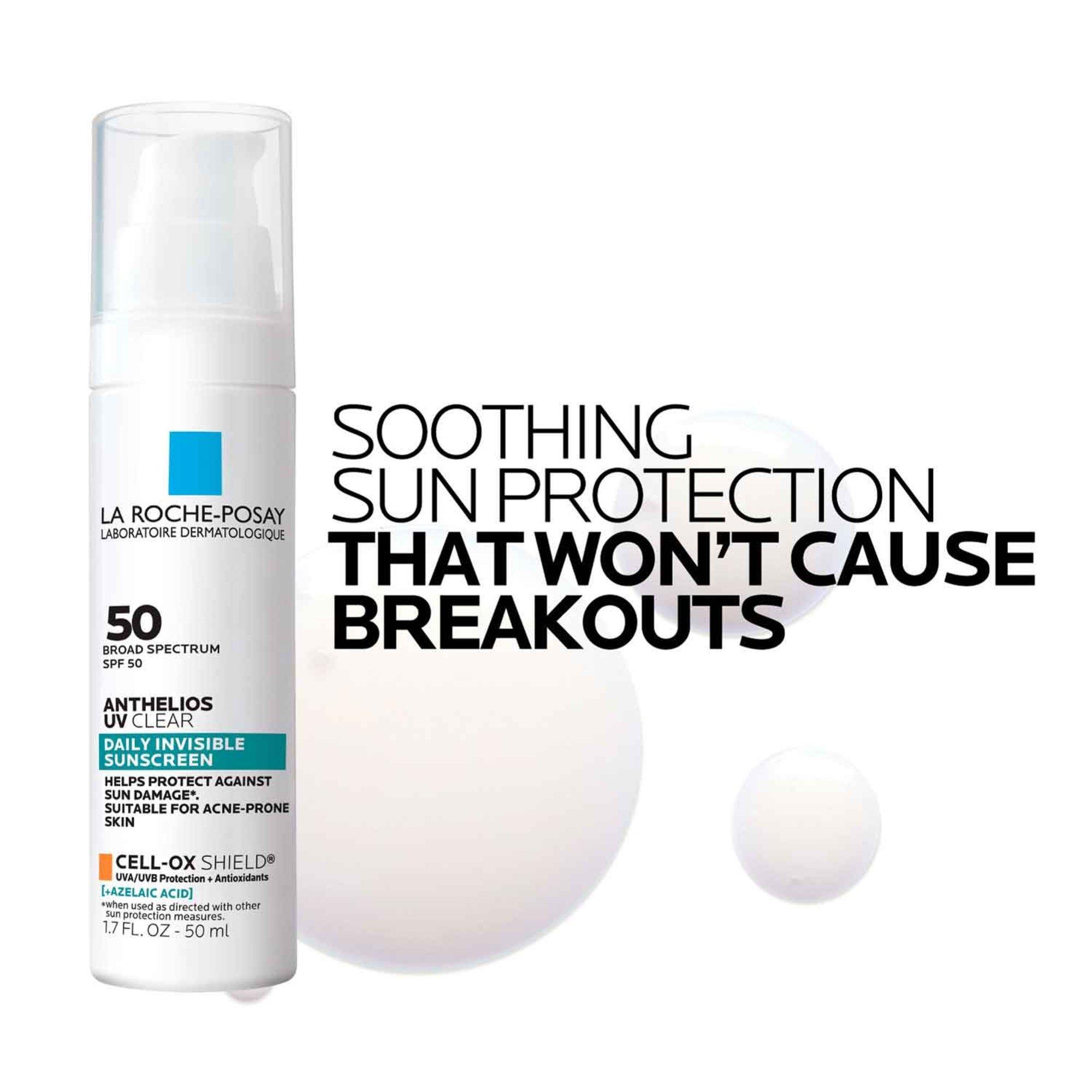 

Солнцезащитный крем Anthelios UV Clear SPF 50 с азелаиновой кислотой La Roche-Posay