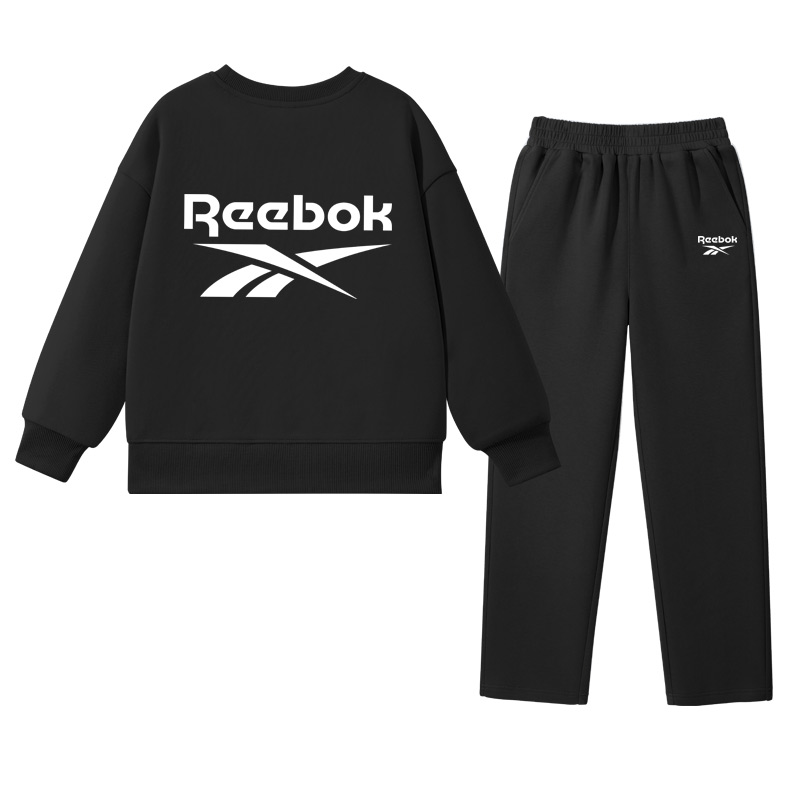 

Детская повседневная спортивная одежда Reebok, черно-белый