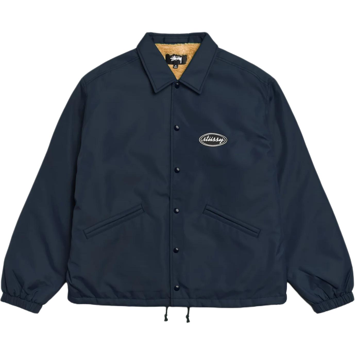 

Куртка coaches из коллекции holiday fw25 куртки и пальто unisex Stussy, синий