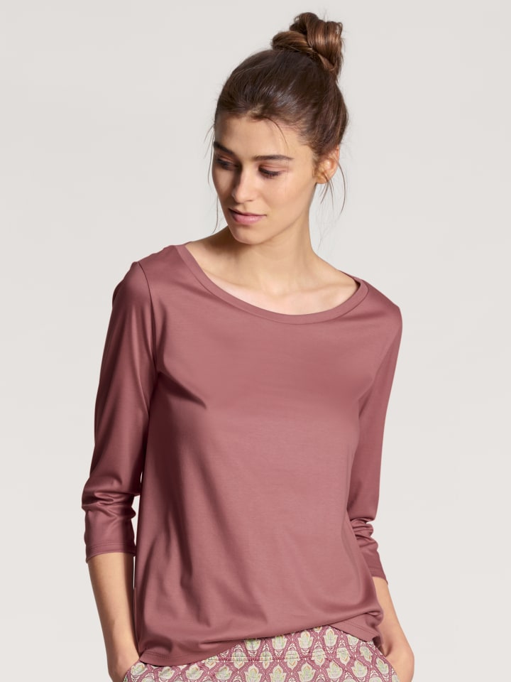 

Лонгслив Calida, цвет mauve rose