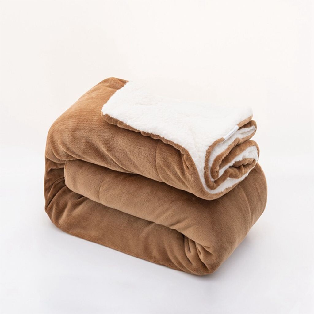 

Jinaishop Мягкое одеяло, теплое флисовое одеяло из шерпа, пушистое одеяло, толстое одеяло для дивана, одеяло для дивана 130 x 160 см, цвет хаки