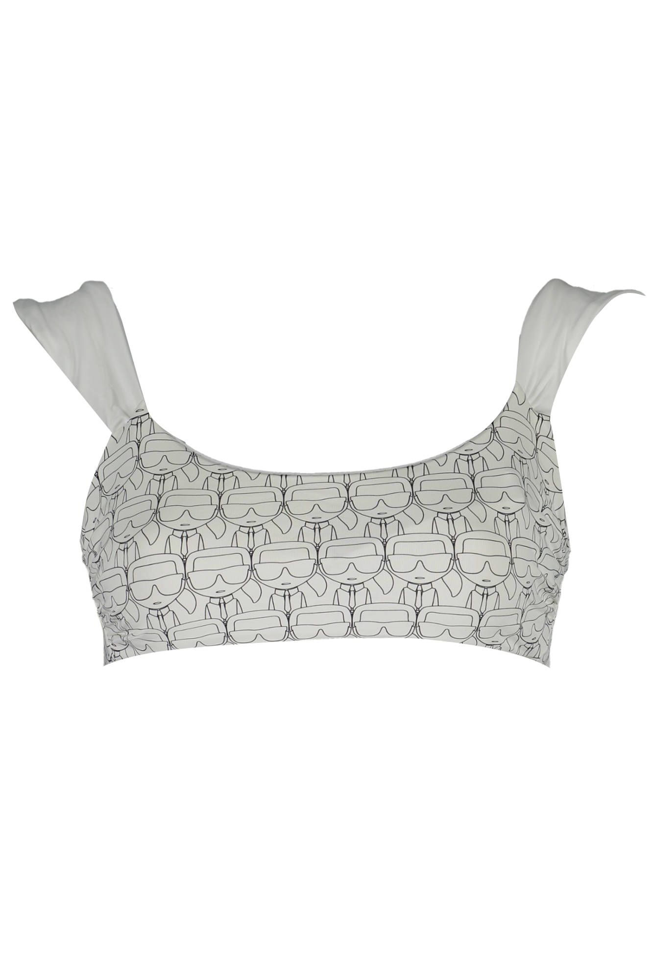 

Бра-бандо Karl Lagerfeld Beachwear с широкими лямками, белый