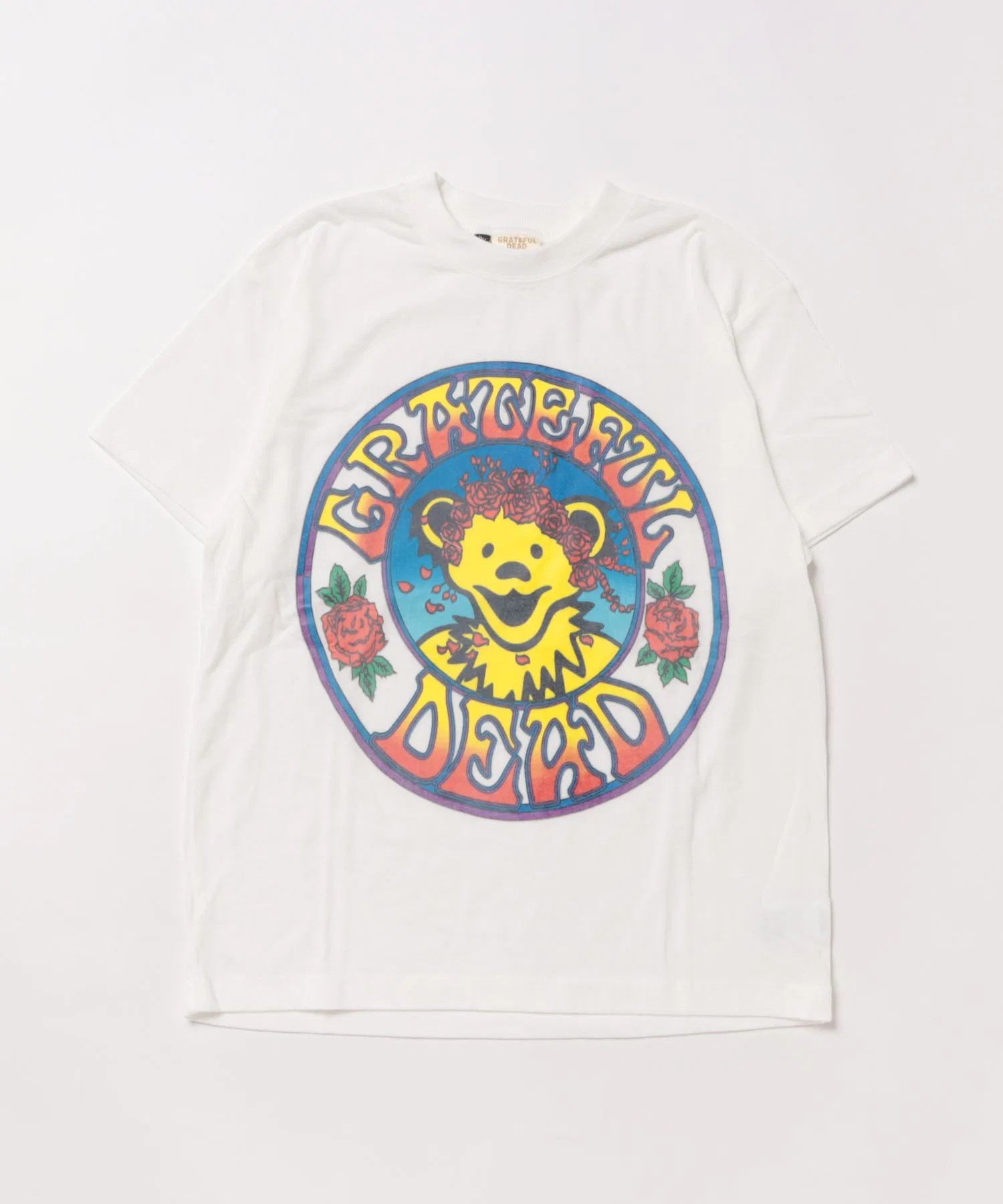Детская футболка NEEDLE WORKS из хлопка с принтом Grateful Dead белая — фото 4