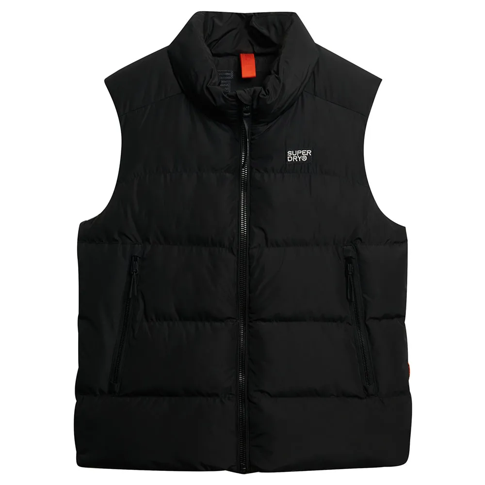 Пуховый жилет Superdry Sports, черный — фото 3