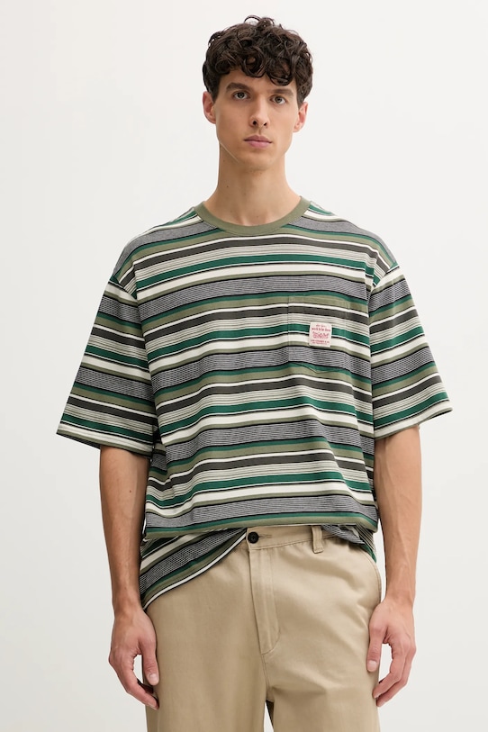 

Хлопковая футболка Levi'S, зеленый