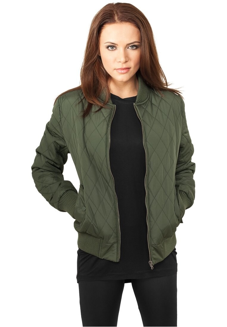 

Бомбер Urban Classics, цвет Olive, Серый, Бомбер Urban Classics, цвет Olive