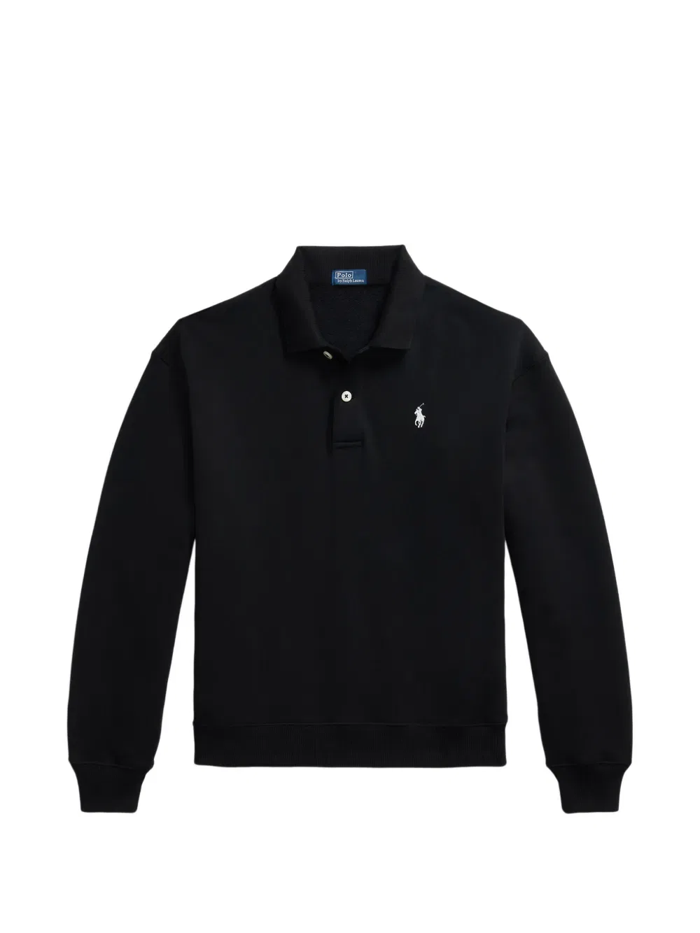 Толстовка с воротником-поло Polo Ralph Lauren, черный