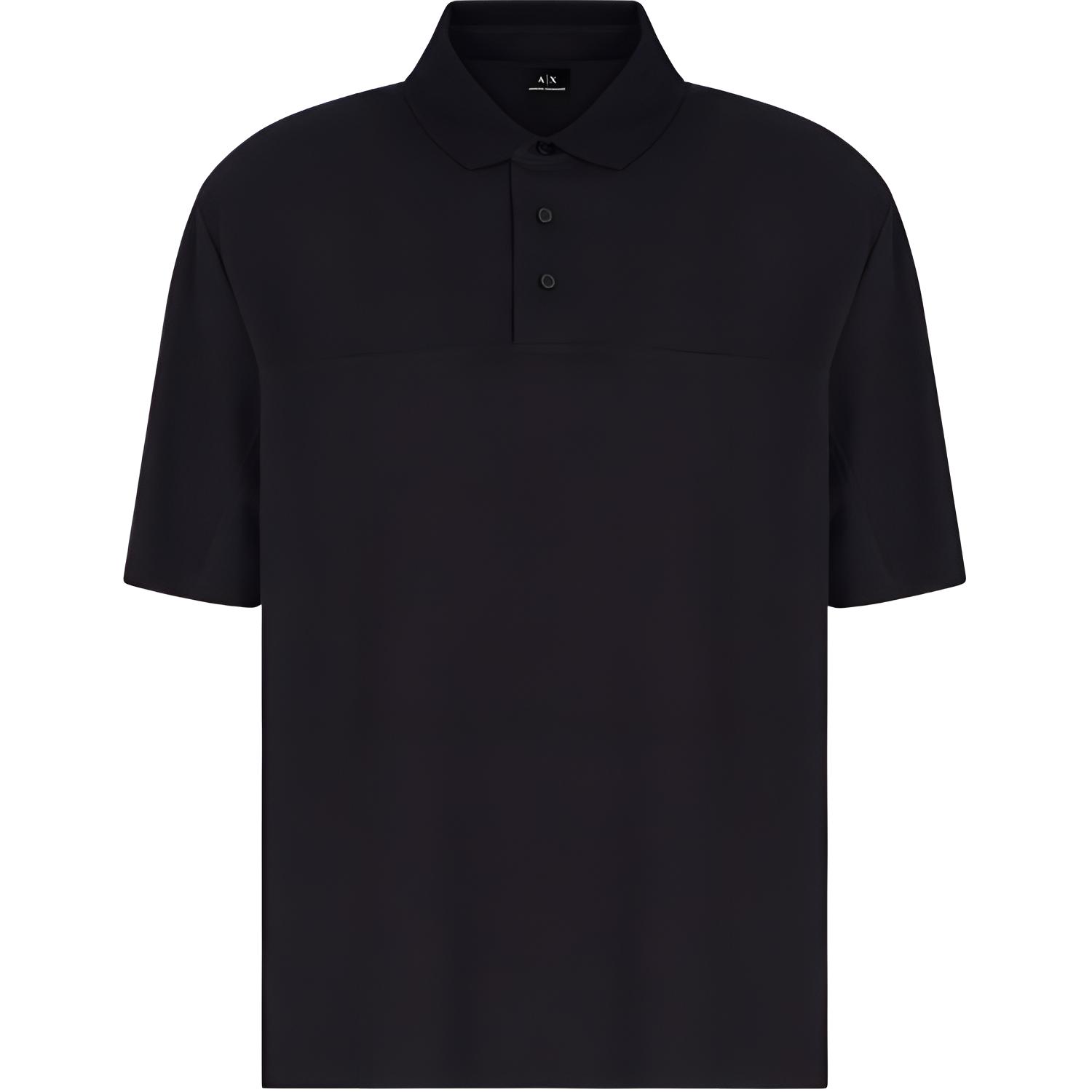 

Хлопковая рубашка поло Armani Exchange, темный marine синий
