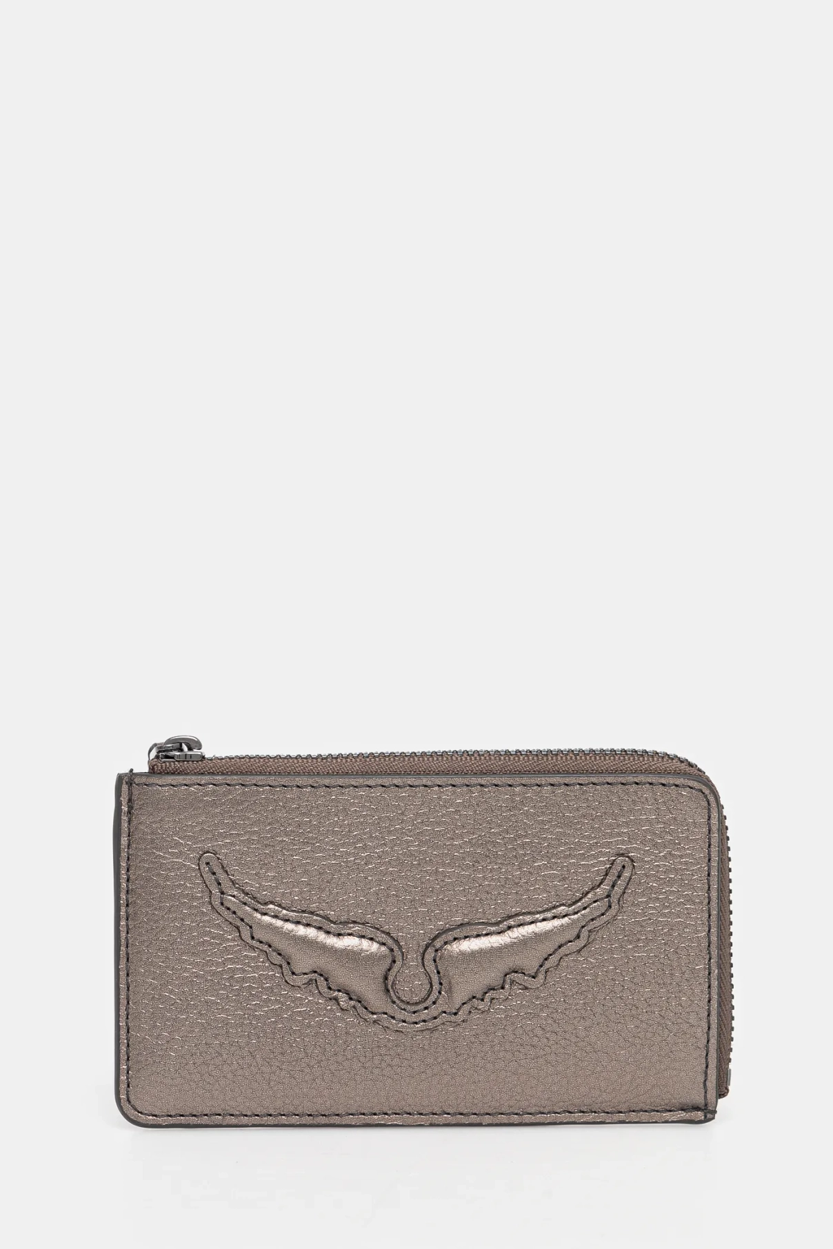 

Кожаный кошелек ZADIG&VOLTAIRE, серебряный