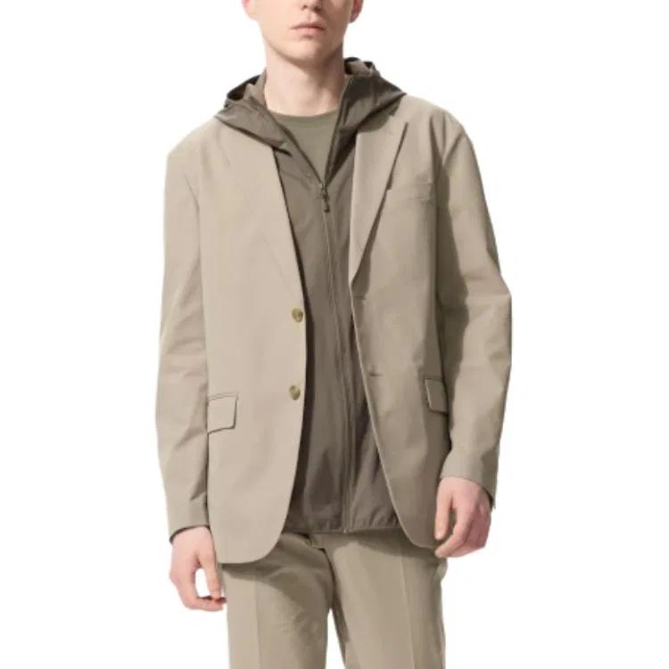 Деловой костюм бежевый UNIQLO
