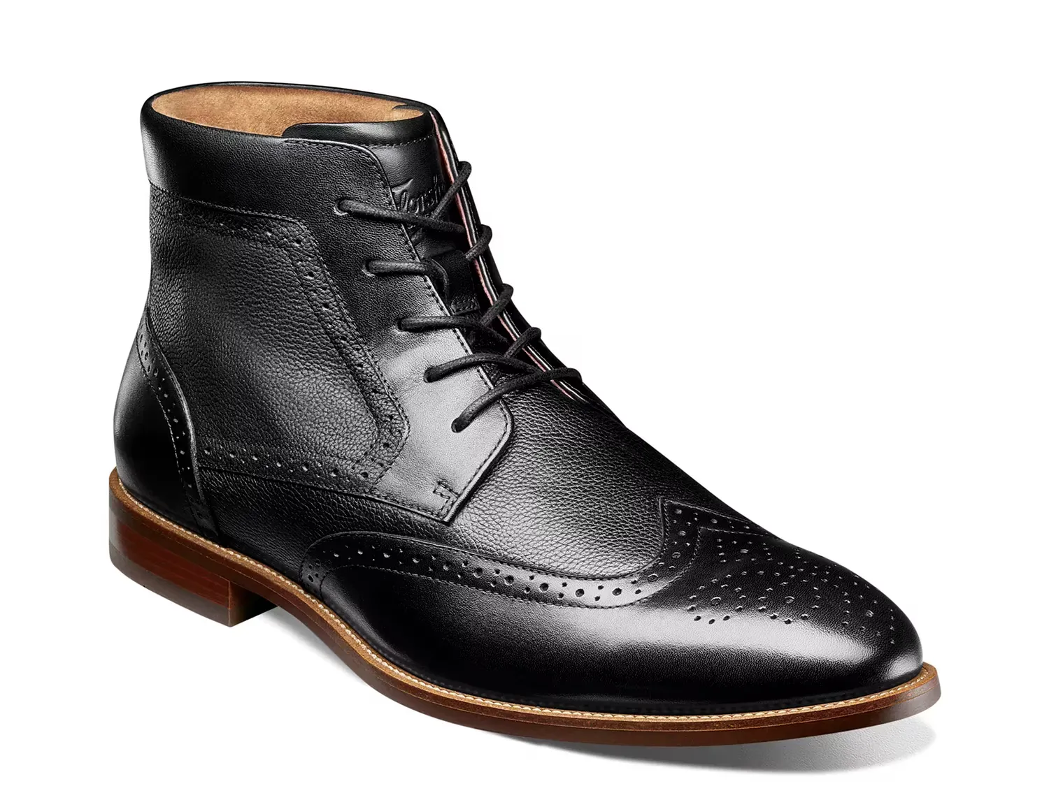 

Ботинки Wingtip Florsheim, Black, Черный, Ботинки Wingtip Florsheim, Black