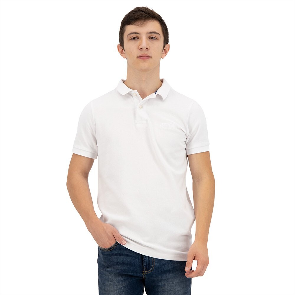 

Поло Superdry Classic Pique, белый