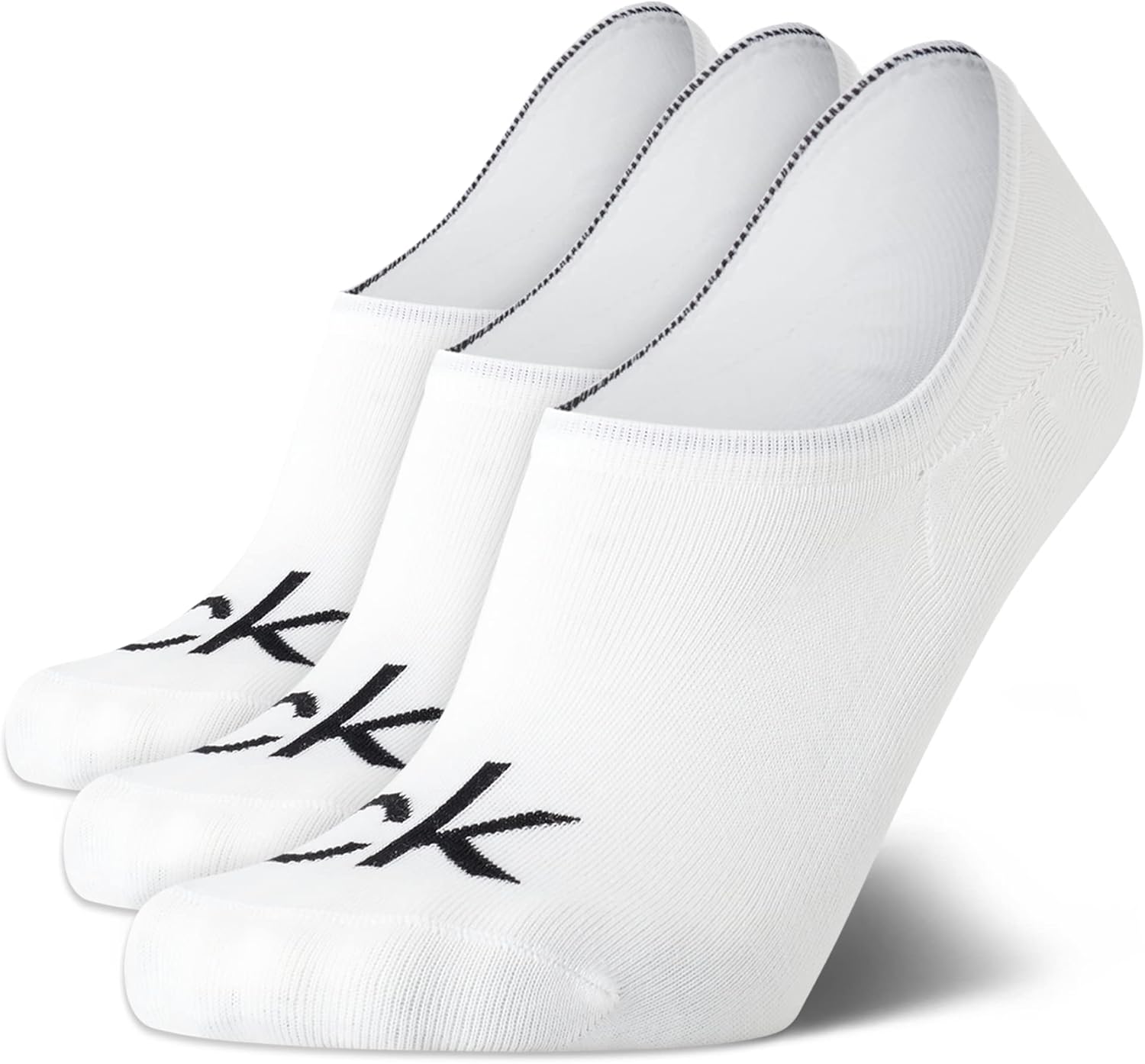 

Мужские носки Calvin Klein No Show - 3 пары, мягкие, эластичные, с мягкой подкладкой, спортивные, повседневные, с низким вырезом, для мужчин, White - Low