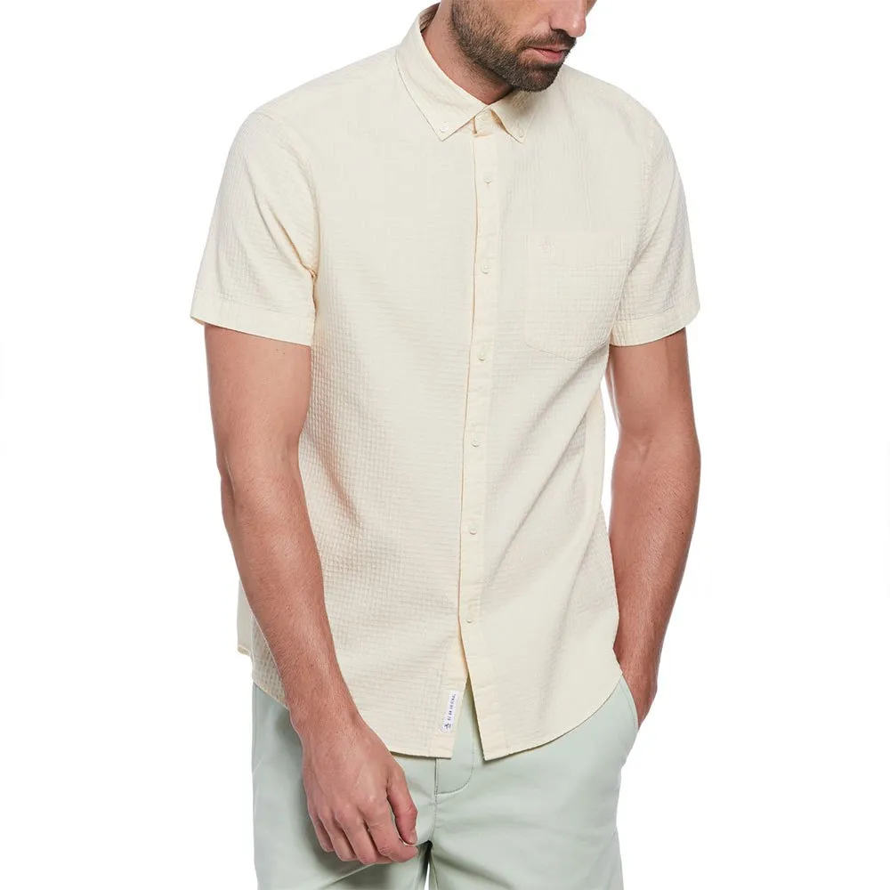 

Рубашка Original Penguin Cotton Textured Dobby, бежевый