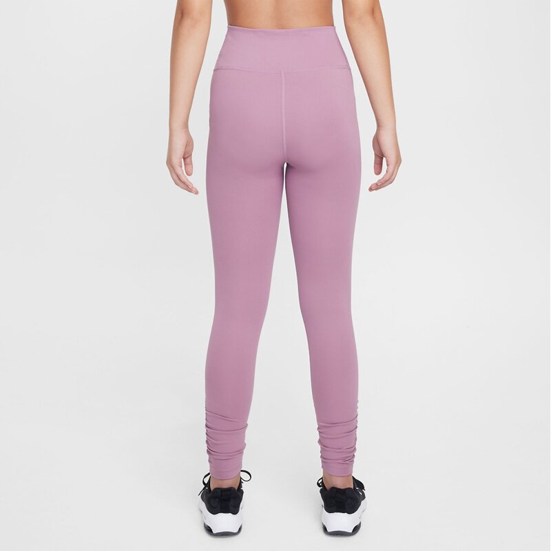 Леггинсы с высокой талией Dri-Fit для девочек. Nike, мультиколор — фото 2