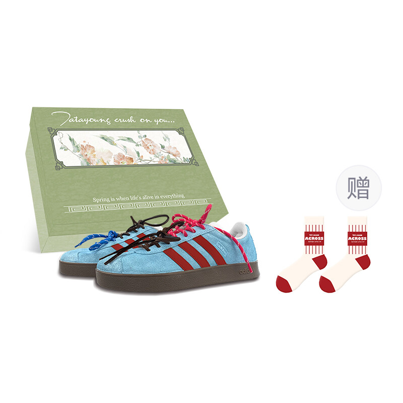 

Кроссовки adidas neo Skateboarding Shoes Unisex Low-top Blue/Red, синий