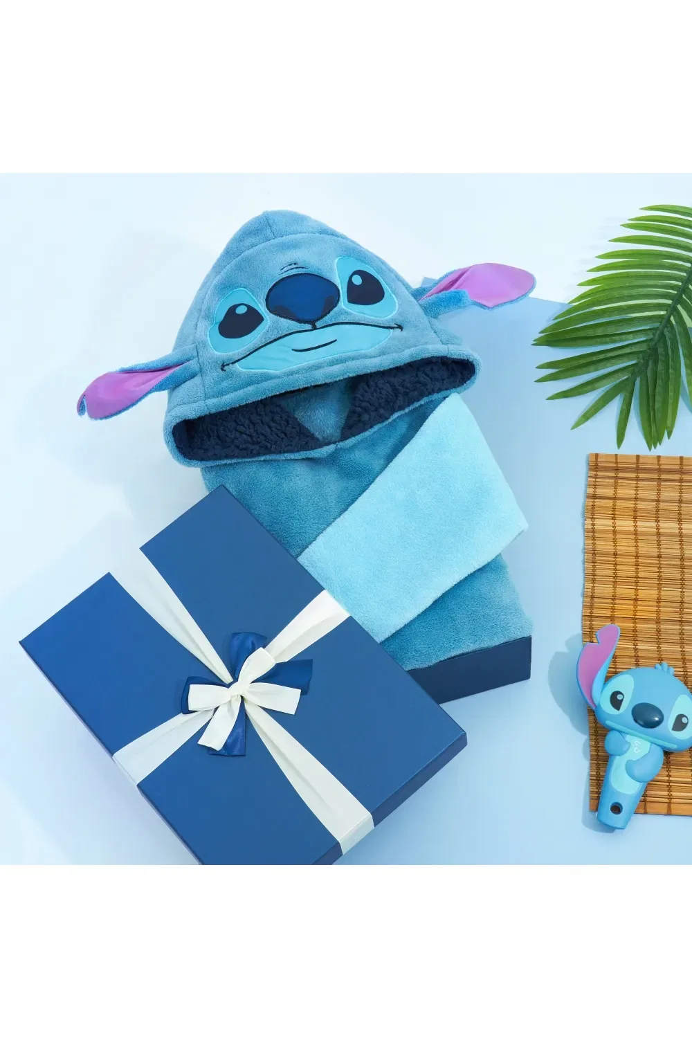 Пончо оверсайз Stitch, Disney, мультиколор — фото 2