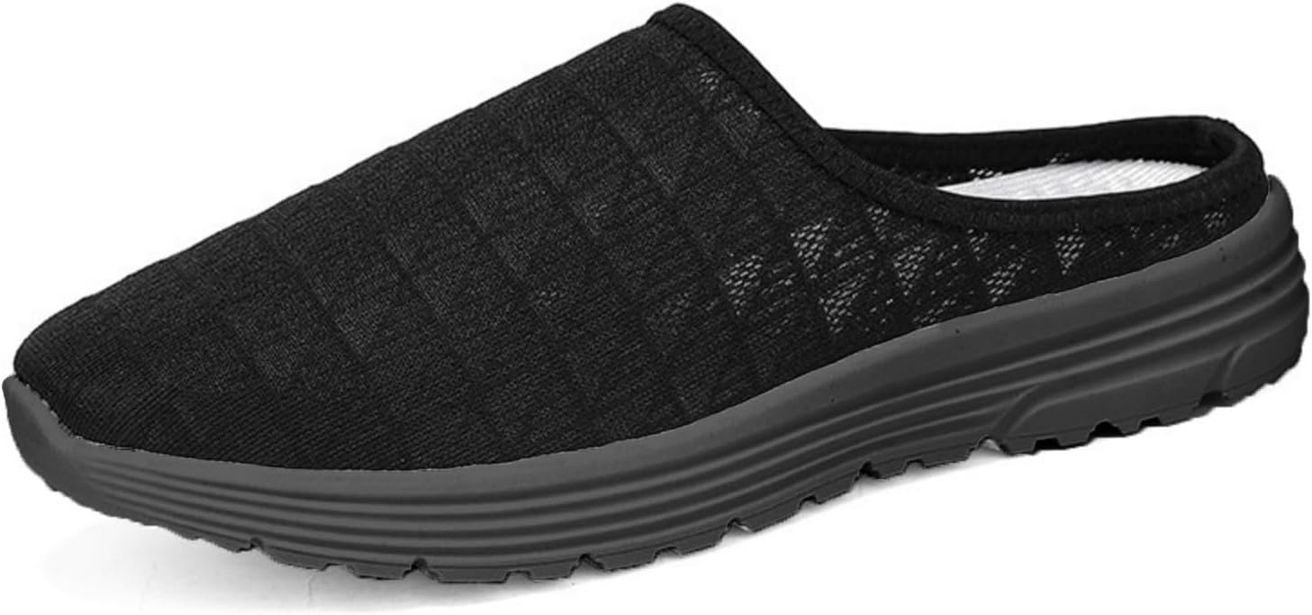 

Женские мужские слипоны-мюли кроссовки, дышащие, с сеткой, для походов, босоножки, быстро сохнущие, пляжные аква-тапочки для плавания в воде, легкие, удобные, противоскользящие с поддержкой свода стопы, модные шлепанцы для серфинга Lghlmcl, черн...