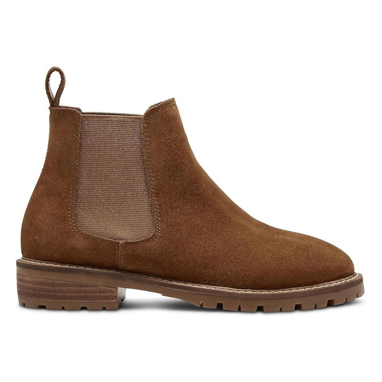Женские ботинки челси Steve Madden Leopold замшевые, коричневый — фото 2