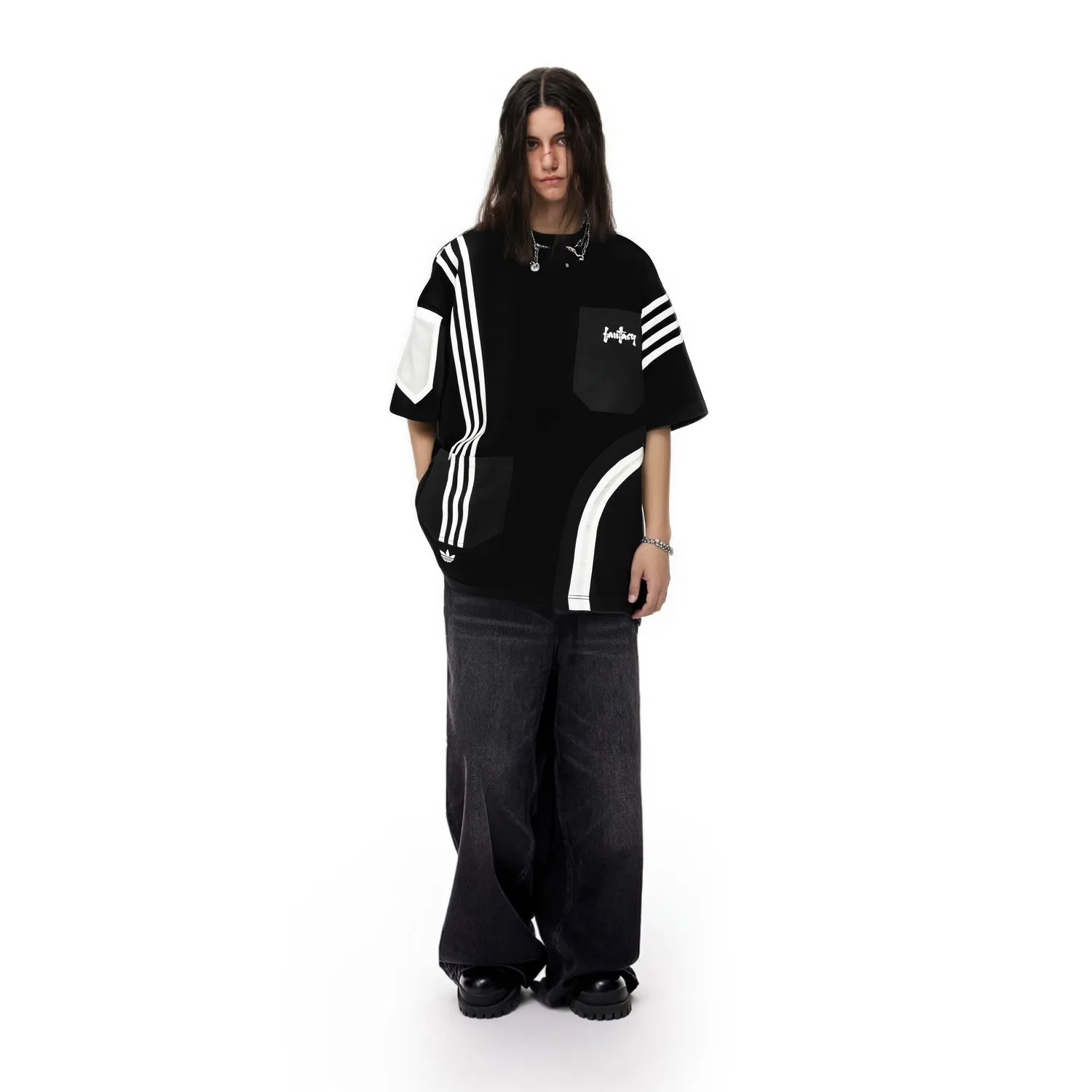 Футболка Adidas Originals Fantasy Unisex Black — фото 4