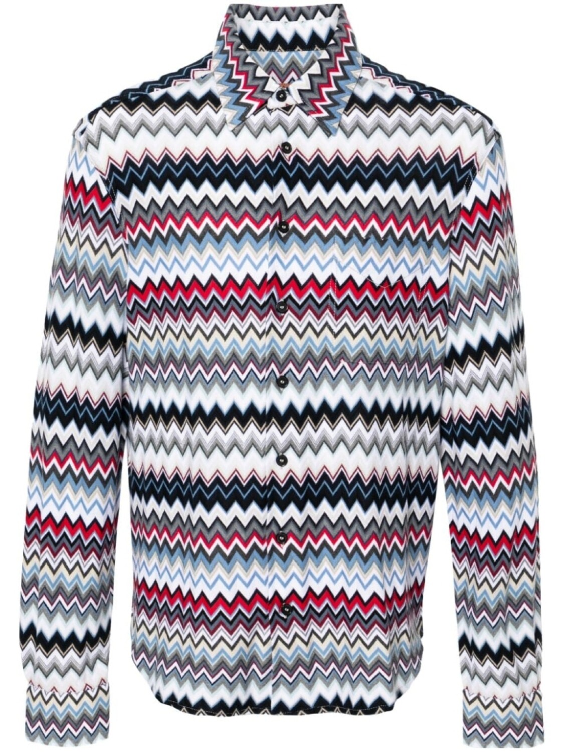 

Рубашка с узором шеврон Missoni, красный