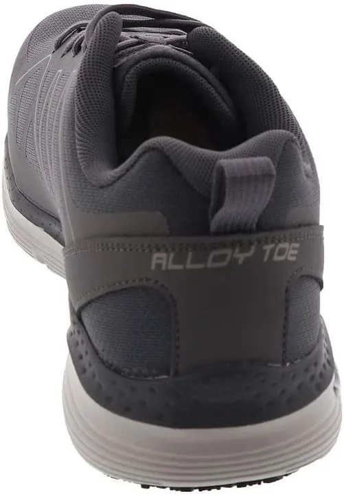 Мужские оксфорды Skechers Work Arch Fit SR-Vigorit, серый — фото 2