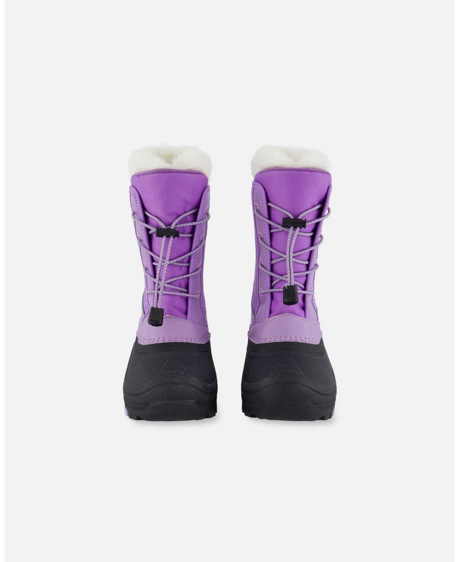 

Зимние сапоги для девочек лавандового цвета со съемной подкладкой - для малышек/детей Deux par Deux, Lavender