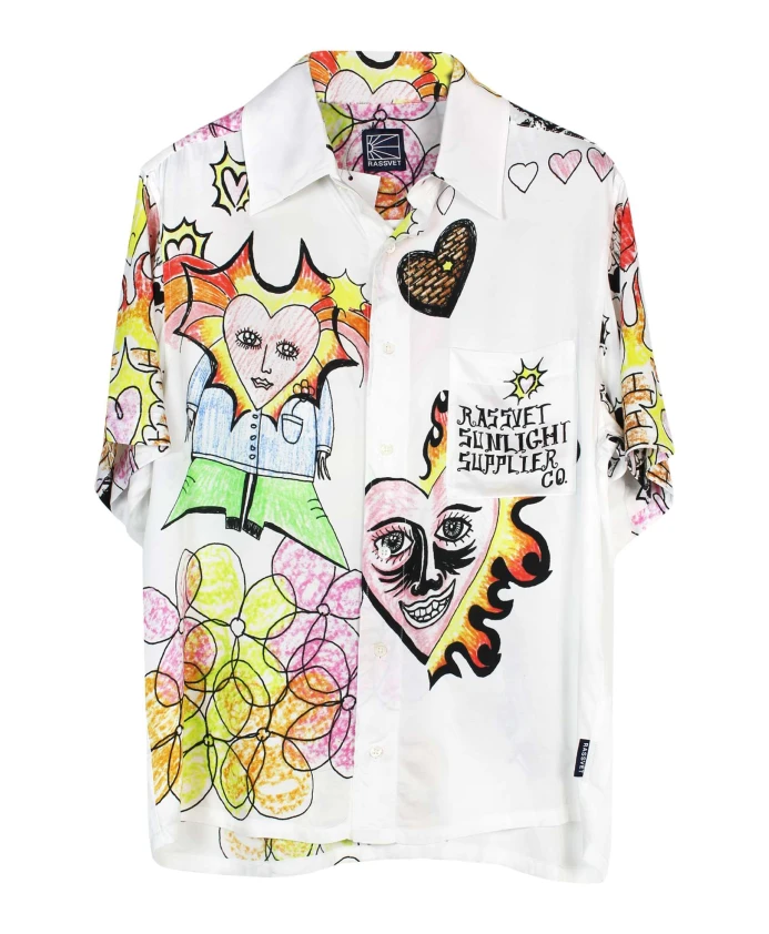 

Белая футболка с короткими рукавами и графическим принтом Rassvet, мультиколор, Белый, Белая футболка с короткими рукавами и графическим принтом Rassvet, мультиколор