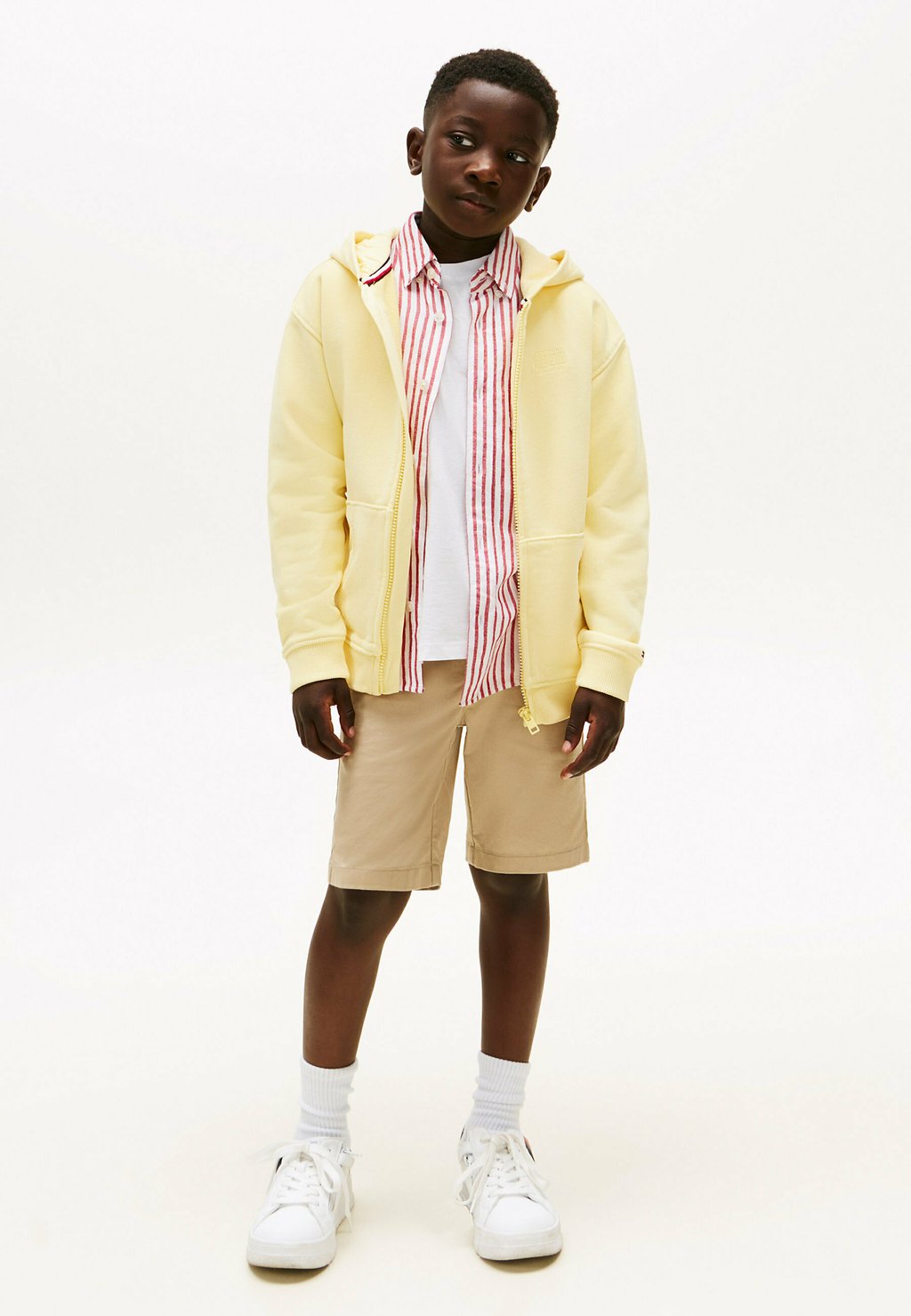

Толстовка на молнии TONAL FLAG EMBROIDERY Tommy Hilfiger, желтый