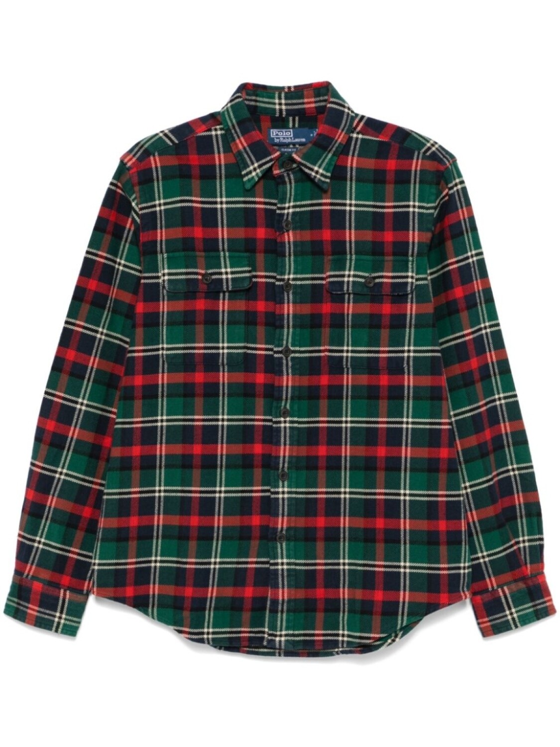

Клетчатая рубашка Polo Ralph Lauren, черный