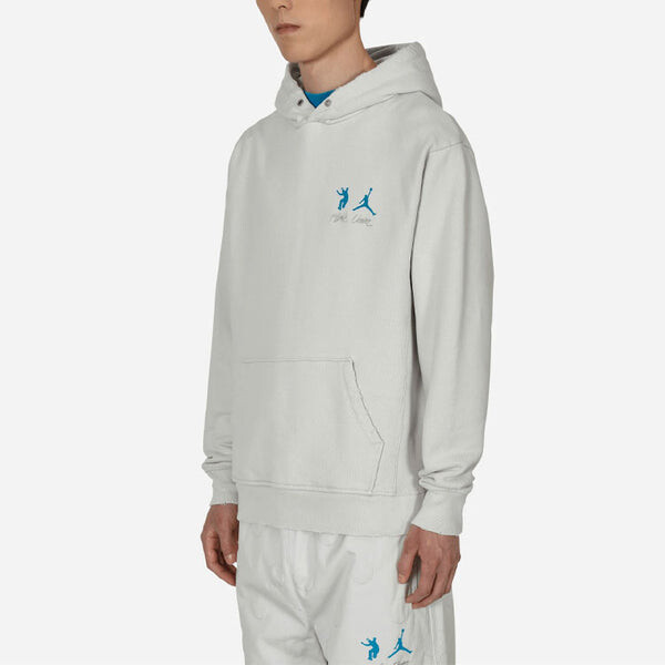 Толстовка Air Jordan x union Crossover SS22 Casual Pullover Solid Color Logo hooded Couple Style Long Sleeves Asia Edition Gray, серый — фото 4