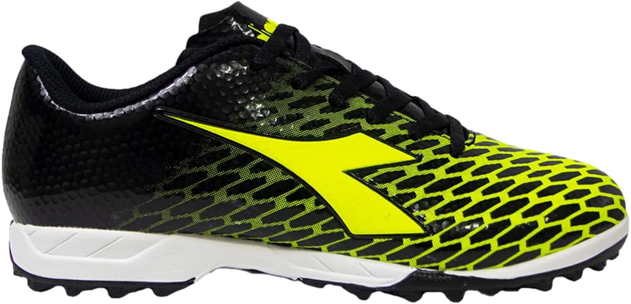 

Футбольные бутсы Diadora Cattura для детей на искусственный газон, размеры для маленьких и больших детей, черный/желтый