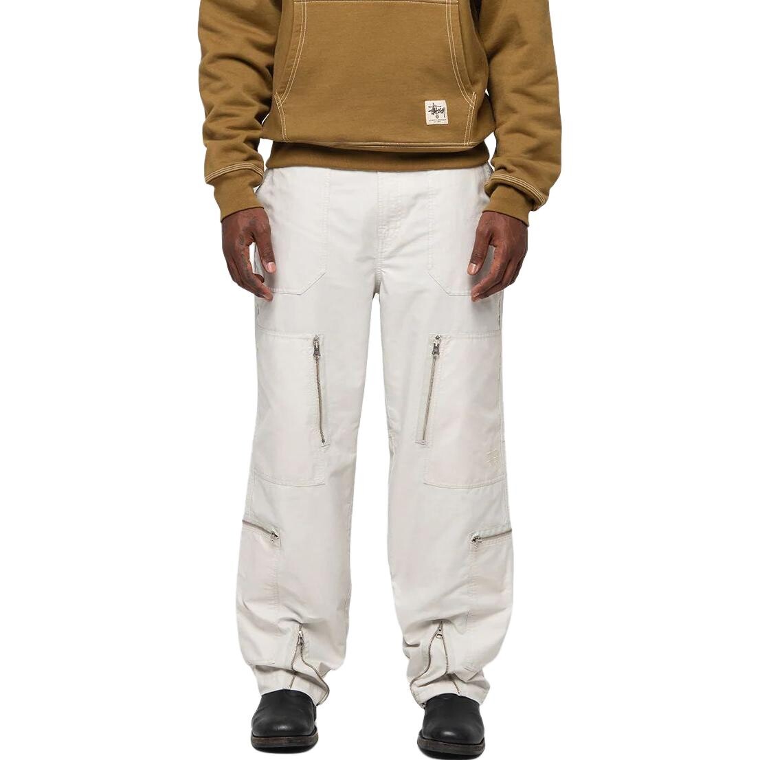 Брюки Stüssy Nyco из хлопковой смеси Stussy, белый — фото 3