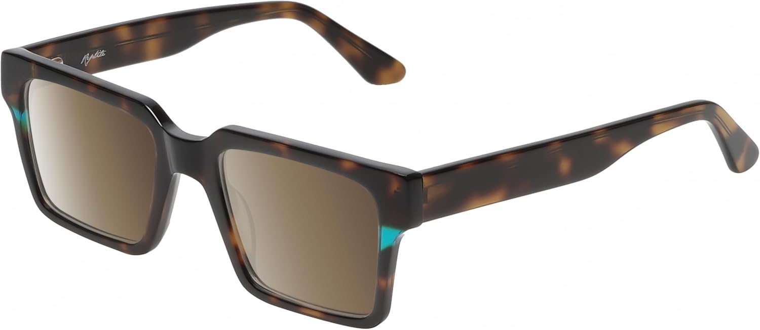 

Солнцезащитные очки Leatherback с поляризацией/без поляризации, винтажные, для мужчин и женщин, для вождения, гольфа, рыбалки и бега, с защитой от УФ-излучения Reptile, Tortoise Blue Crystal