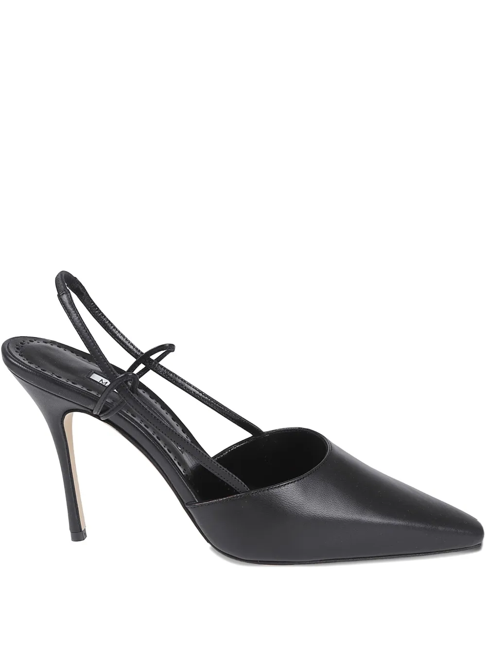 Туфли-лодочки Touki на каблуке 90 мм Manolo Blahnik, черный