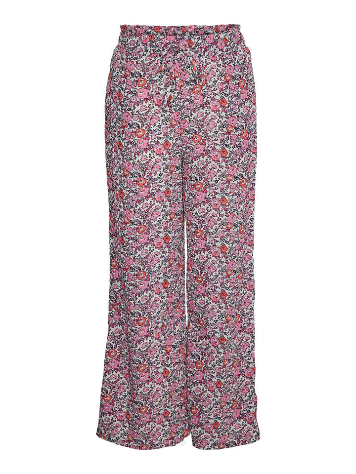

Брюки марлен Vero Moda Girl Marlenehose, цвет Weiß/Pink