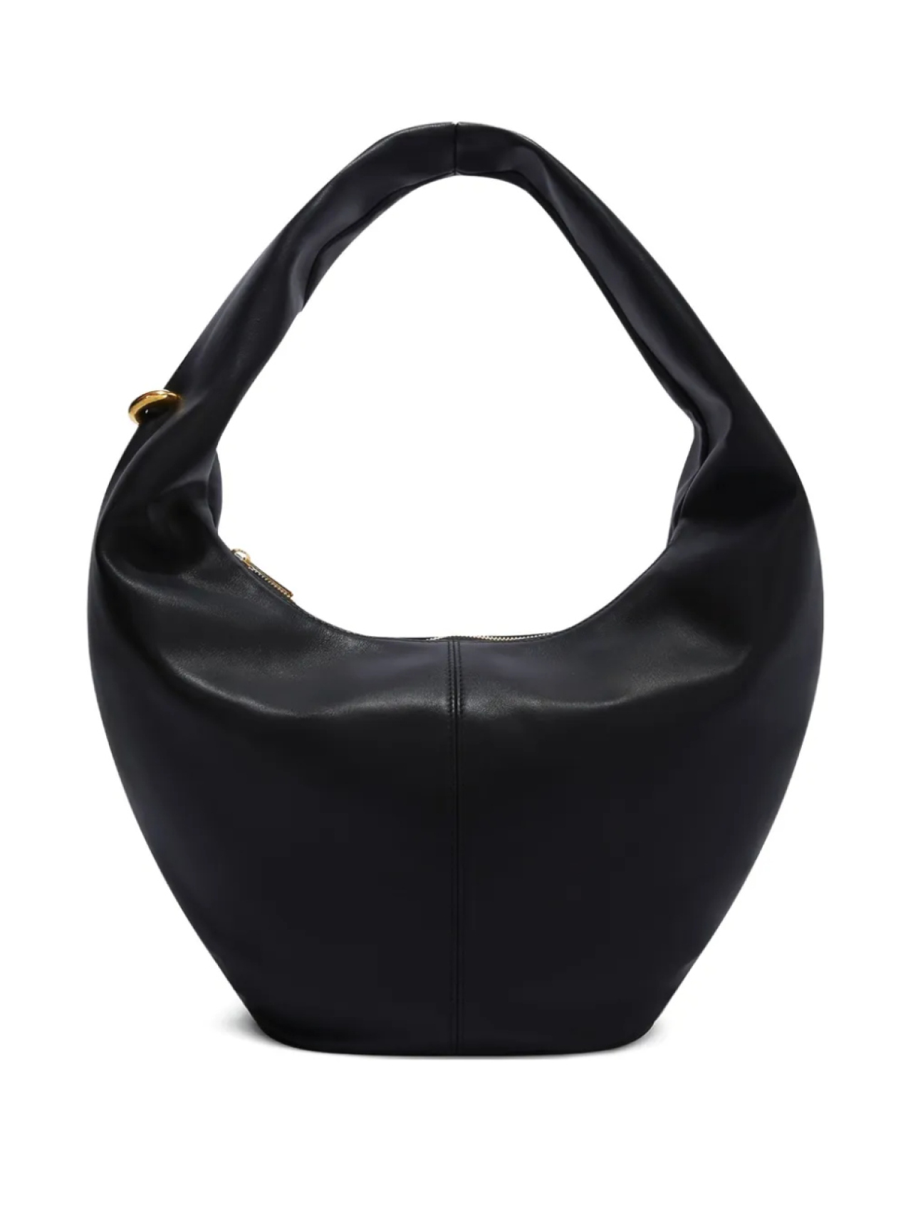 

Кожаная сумка через плечо Furla, черный