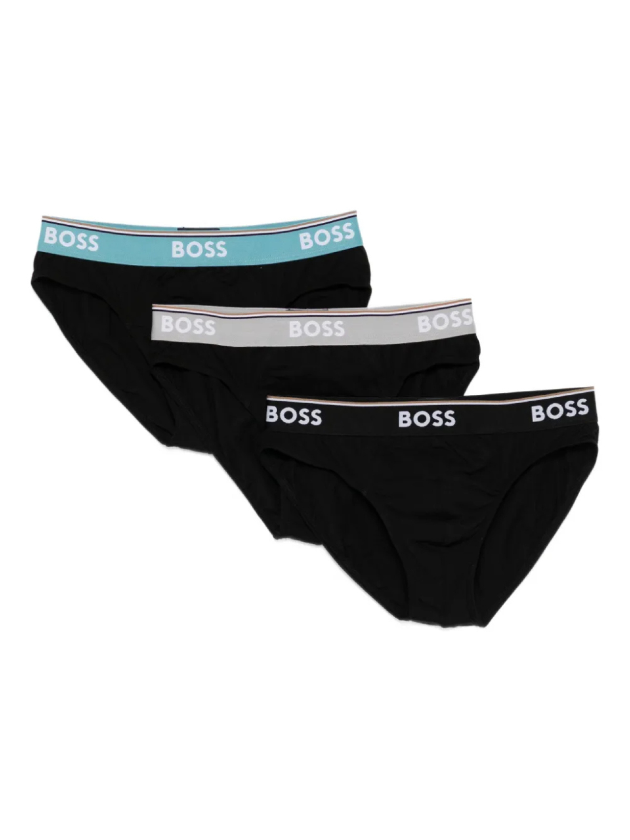 

Трусы с логотипом BOSS (набор из трех шт.), черный