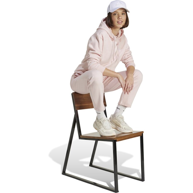 Толстовка с капюшоном, небольшой логотип, уютная и комфортная Adidas, цвет sanpin — фото 4