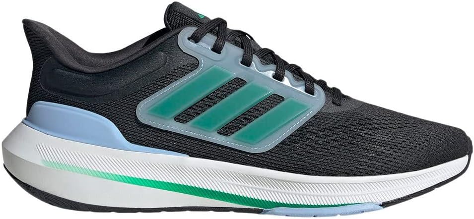 Мужские кроссовки для бега Adidas Ultrabounce, черный/зеленый — фото 2
