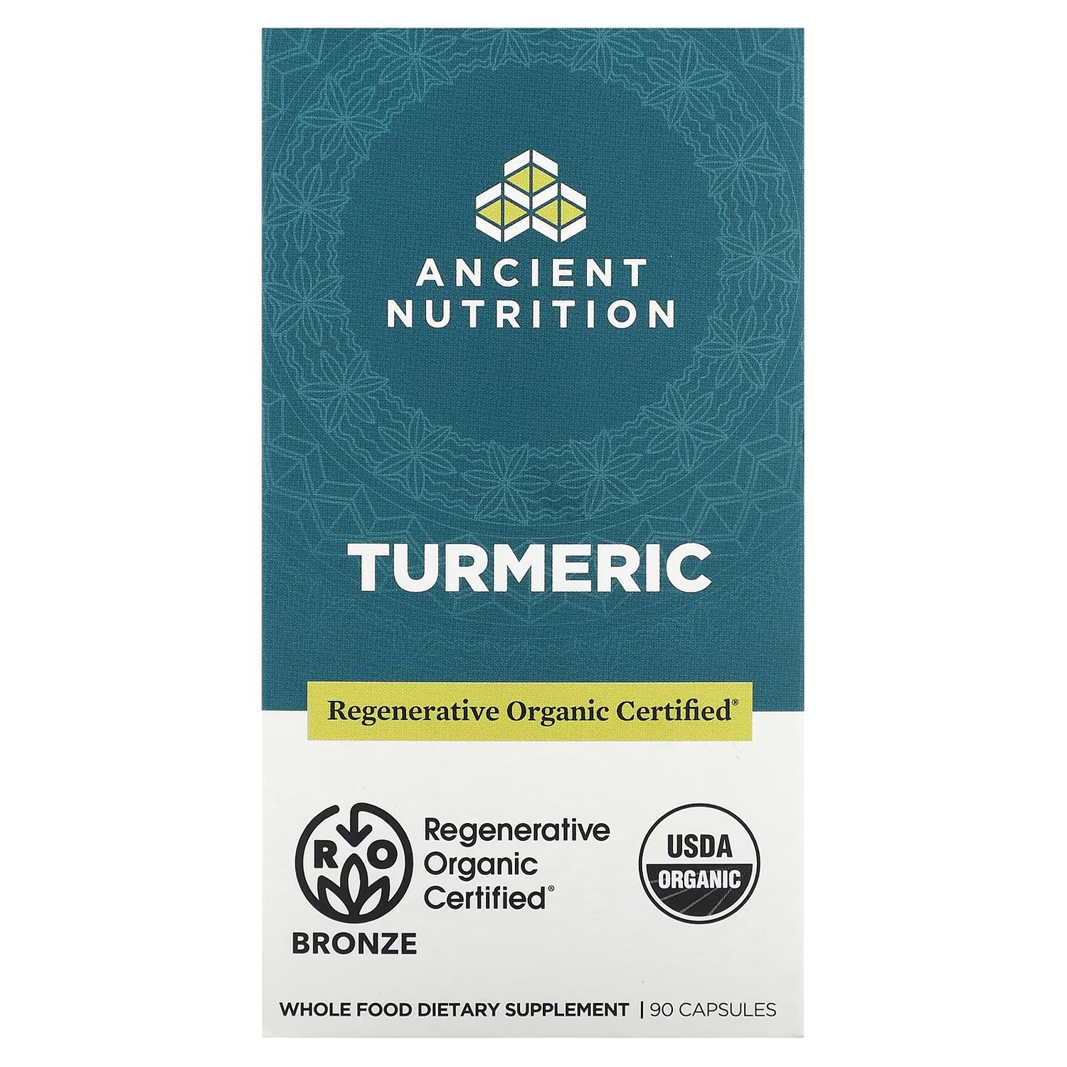 

Куркума, 90 капсул Ancient Nutrition