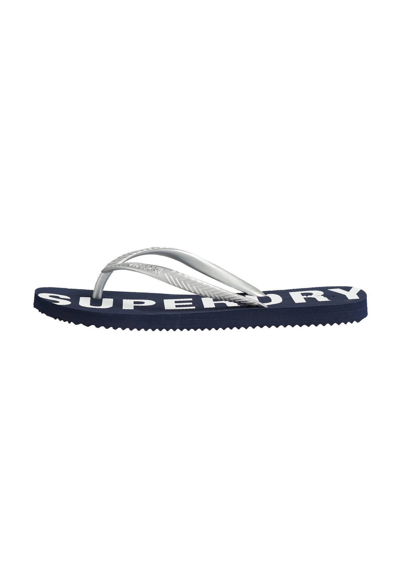 Шлепанцы Superdry., цвет Dunkelblau Silber