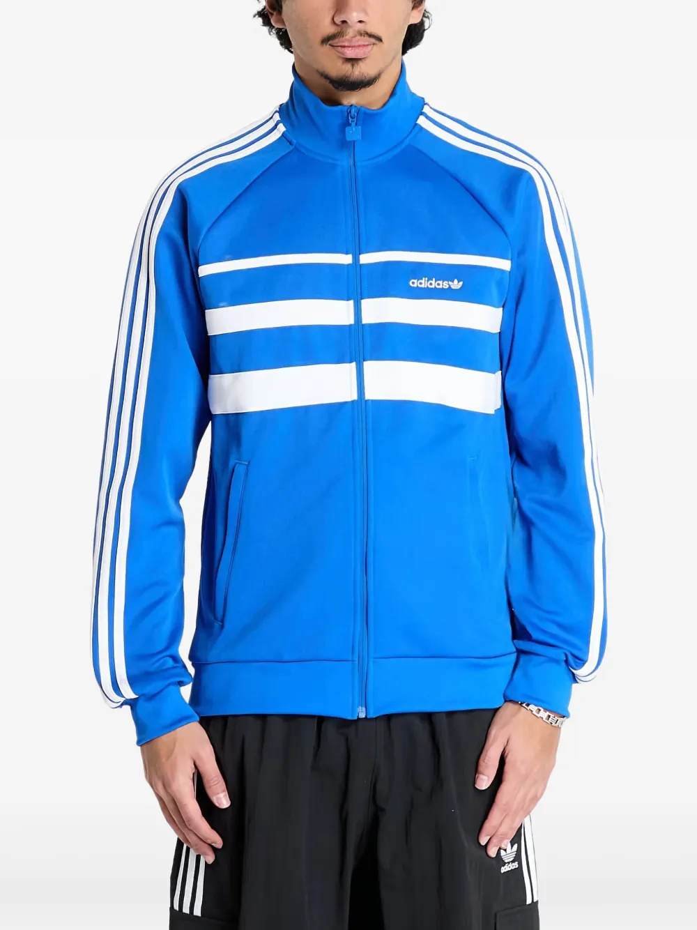 

Толстовка The First в полоску adidas, синий