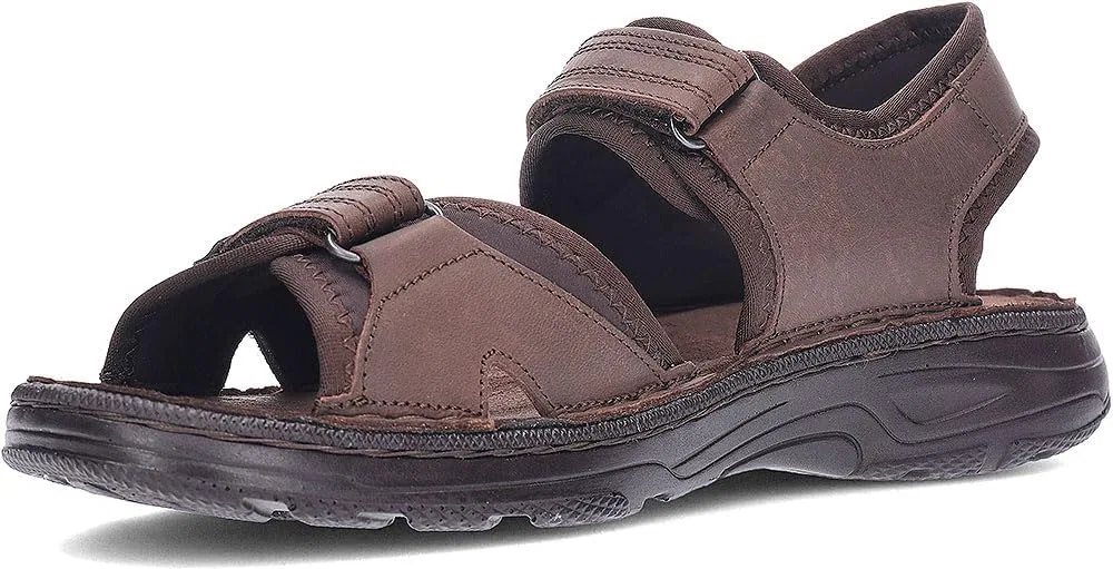 Сандалии Fluchos Azores F2197 из кожи, Brown Black — фото 3