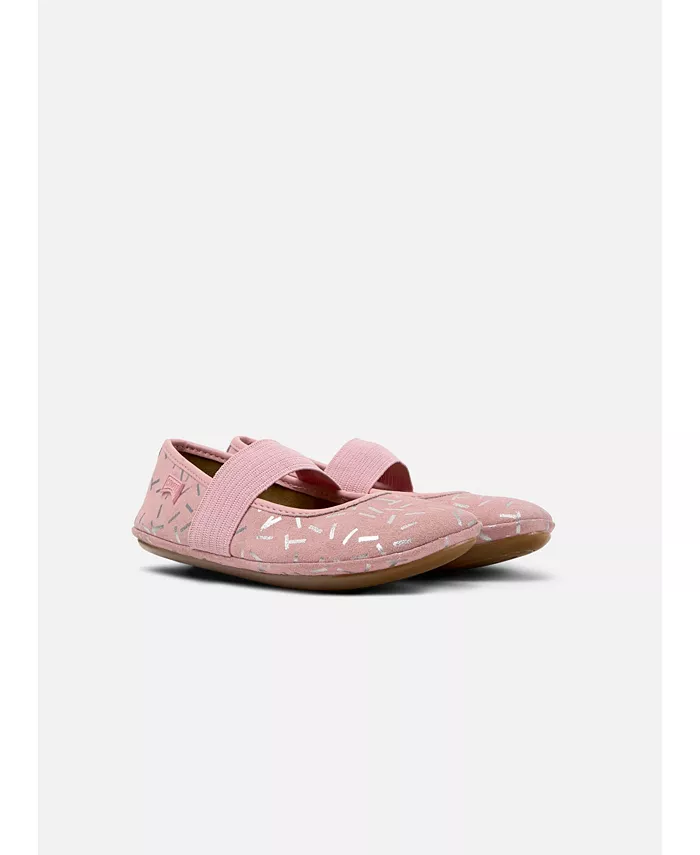 

Правые детские балетки мокасины/балетки Camper, розовый
